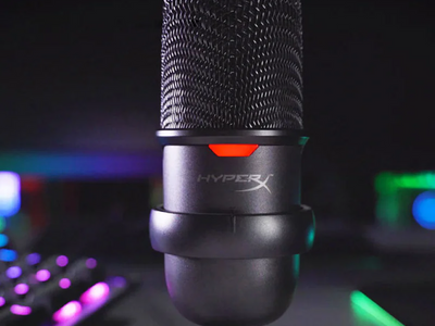 Kingston Wireless Gaming Microphone – Cardioid Condenser Mic with Clear Voice & 7.1 Sound