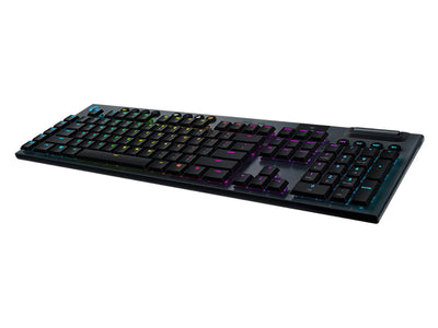Logitech G915 Wireless Mechanical Gaming Keyboard (Tactile) - Black (Renewed)